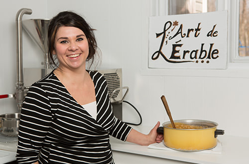 Isabelle Blouin co-propriétaire Établière Nouvelle Génération